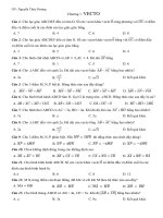 Bài tập trắc nghiệm hình học chương 1