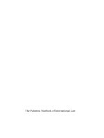 Palestine Yearbook of International Law 2002 2003 Palestine Yearbook of International Law