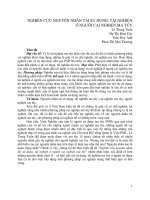 NGHIÊN CỨU NGUYÊN NHÂN TÁI SỬ DỤNG, TÁI NGHIỆN Ở NGƯỜI CAI NGHIỆN MA TÚY