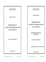 Tình hình ruộng đất và nông nghiệp huyện ba bể nửa đầu thế kỷ xix