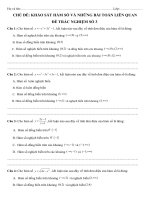 Bài tập trắc nghiệm môn toán lớp 12 tổng hợp rất nhiều P3