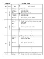 giao an toan 3 tuan 29 moi CKTKN 2010 