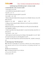 Giải bài tập trang 10 SGK Hóa học lớp 11: Axit, bazơ và muối