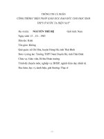 Biện pháp giáo dục đạo đức cho học sinh trung học phổ thông ở nước ta hiện nay