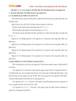 Giải bài tập trang 27, 28 SGK Hóa học lớp 10: Cấu hình electron của nguyên tử