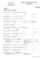 Kiểm tra đại số 10 chương 2 THPT lục ngạn 2   bắc giang