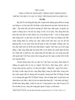 TIỂU LUẬN   TĂNG CƯỜNG sự đoàn kết, THỐNG NHẤT TRONG ĐẢNG   NHỮNG vấn đề lý LUẬN và THỰC TIỄN đặt RA HIỆN NAY