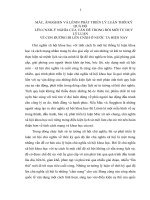 TIỂU LUẬN   mác, ĂNG GHEN, lê NIN PHÁT TRIỂN lý LUẬN về THỜI kỳ QUÁ độ lên CHỦ NGHĨA xã hội, ý NGHĨA đối với VIỆC lựa CHỌN CON ĐƯỜNG XHCN ở nước TA