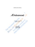 HƯỚNG DẪN SỬ DỤNG LỒNG ẤM TRẺ SƠ SINH MODEL A3186