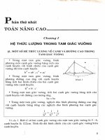 toán nâng cao và các chuyên đề hình học 9