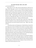 DẠY MỘT TIẾT ĐỌC TIẾNG ANH  LỚP 9