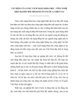 TIỂU LUẬN   tác ĐỘNG của CUỘC CÁCH MẠNG KHOA học CÔNG NGHỆ HIỆN đại đến đổi mới KINH tế ở nước TA HIỆN NAY