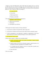 BT thanh toan quoc te multinational financial management dap an