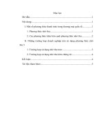 Bài tập học kỳ Luật thương mại quốc tế