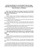 Cuộc thi tìm hiểu lịch sử và truyền thống xây dựng, chiến đấu, trưởng thành của Lực lượng vũ trang Thủ đô Hà Nội