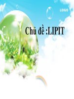 tính chất lipid đơn giản recovered