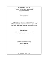 Thực trạng và giải pháp phát triển dịch vụ thẻ thanh toán tại ngân hàng thương mại cổ phần đầu tư và phát triển việt nam   chi nhánh hà nội 