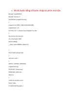 code thực tập vi xử lý