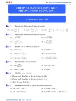 bài tập đại số giải tích lớp 11
