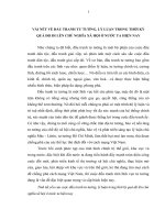 TIỂU LUẬN    vài nét về đấu TRANH tư TƯỞNG lí LUẬN TRONG THỜI kỳ QUÁ độ đi lên CHỦ NGHĨA xã hội ở nước TA HIỆN NAY