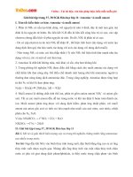 Giải bài tập trang 37, 38 SGK Hóa học lớp 11: Amoniac và muối amoni