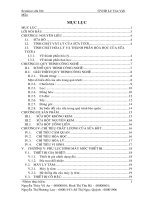 Báo cáo công nghệ sản xuất sữa Bột