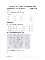 Giải bài tập trang 49 SGK Toán 3: Luyện tập chung