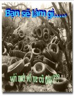 Dùng Nguyên Liệu Lốp Xe Cho Công Nghệ Nghiền Ximăng