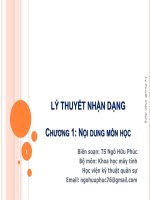 lý thuyết nhận dạng