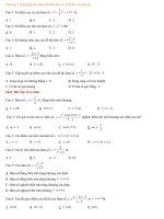 Bài tập trắc nghiệm môn toán Giải tich lớp 12, luyện thi THPT quốc gia P1 có đáp án