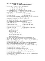 Ôn tập vecto lớp 10 HAY