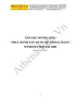 TÀI LIỆU HƢỚNG DẪN THỰC HÀNH XÂY DỰNG HỆ THỐNG MẠNG WINDOWS SERVER 2008