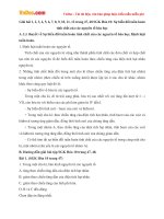 Giải bài tập trang 47, 48 SGK Hóa học lớp 10: Sự biến đổi tuần hoàn tính chất của các nguyên tố hóa học