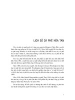 Báo cáo công nghệ cafe hòa tan