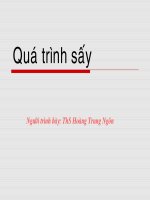 Quá trình sấy vật liệu