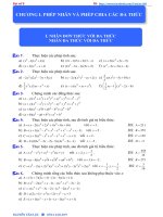 Bài tập đại số lớp 8