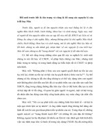 TIỂU LUẬN   đổi mới TRƯỚC hết là tôn TRỌNG và CŨNG là bổ SUNG NGUYÊN lý của TRIẾT học mác