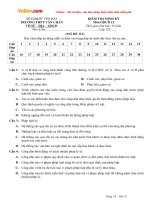 Đề kiểm tra 1 tiết học kì 1 môn Giáo dục công dân lớp 12 trường THPT Văn Chấn, Yên Bái