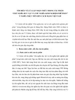 TIỂU LUẬN TRIẾT học   tìm HIỂU về lý LUẬN NHẬN THỨC TRONG tác PHẨM CHỦ NGHĨA DUY vật và CNKNPP, ý NGHĨA đối với CÁCH MẠNG VIỆT NAM