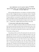 TIỂU LUẬN TRIẾT học   QUAN điểm DUY vật về LỊCH sử TRONG tác PHẨM hệ tư TƯỞNG đức, ý NGHĨA đối với CUỘC đấu TRANH tư TƯỞNG lý LUẬN HIỆN NAY