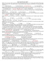 Bài tập este đa chức