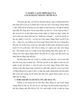 TIỂU LUẬN   ý NGHĨA VẠCH THỜI đại của CÁCH MẠNG THÁNG mười NGA 1917