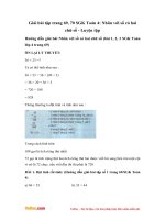 Giải bài tập trang 69, 70 SGK Toán 4: Nhân với số có hai chữ số - Luyện tập