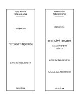 Truyền thống và cách tân trong tiểu thuyết Hồ Biểu Chánh trước 1945