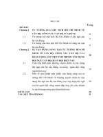 TIỂU LUẬN CHUYÊN NGÀNH   tư TƯỞNG hồ CHÍ MINH về cán bộ và CÔNG tác cán bộ của ĐẢNG