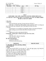 Giáo án thể dục 10 