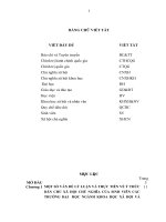 LUẬN văn THẠC sĩ   ý THỨC xã hội CHỦ NGHĨA của SINH VIÊN các TRƯỜNG đại học NGÀNH KHOA học xã hội và NHÂN văn ở hà nội HIỆN NAY