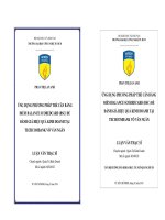 Ứng dụng phương pháp thẻ cân bằng điểm balanced scorecard (BSC) để đánh giá hiệu quả kinh doanh tại Techcombank Võ Văn Ngân