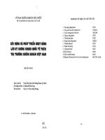 Xây dựng và phát triển hoạt động lưu ký chứng khoán trên thị trường chúng khoán Việt Nam