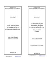 Vai trò của người dân trong xây dựng nông thôn mới tại huyện Sơn Dương, tỉnh Tuyên Quang